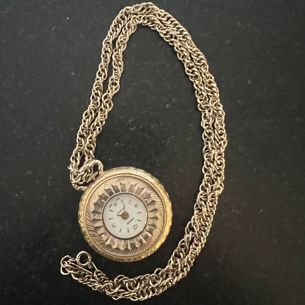 Vintage Namo pendant watch on chain
